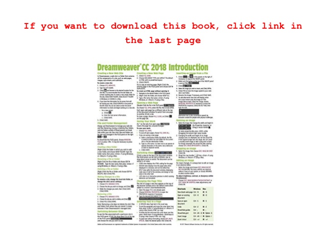 Dreamweaver cc 2015 manual pdf